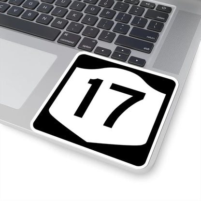 NY-17 (New York) (Road Sign) STICKER Vinyl Kiss-Cut Decal - The Sticker Space