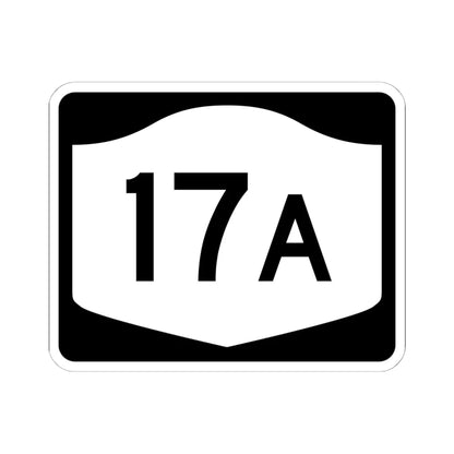 NY-17A (New York) (Road Sign) STICKER Vinyl Kiss-Cut Decal 6 Inch White - The Sticker Space