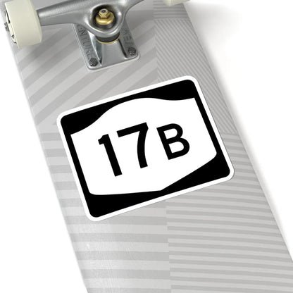 NY-17B (New York) (Road Sign) STICKER Vinyl Kiss-Cut Decal - The Sticker Space