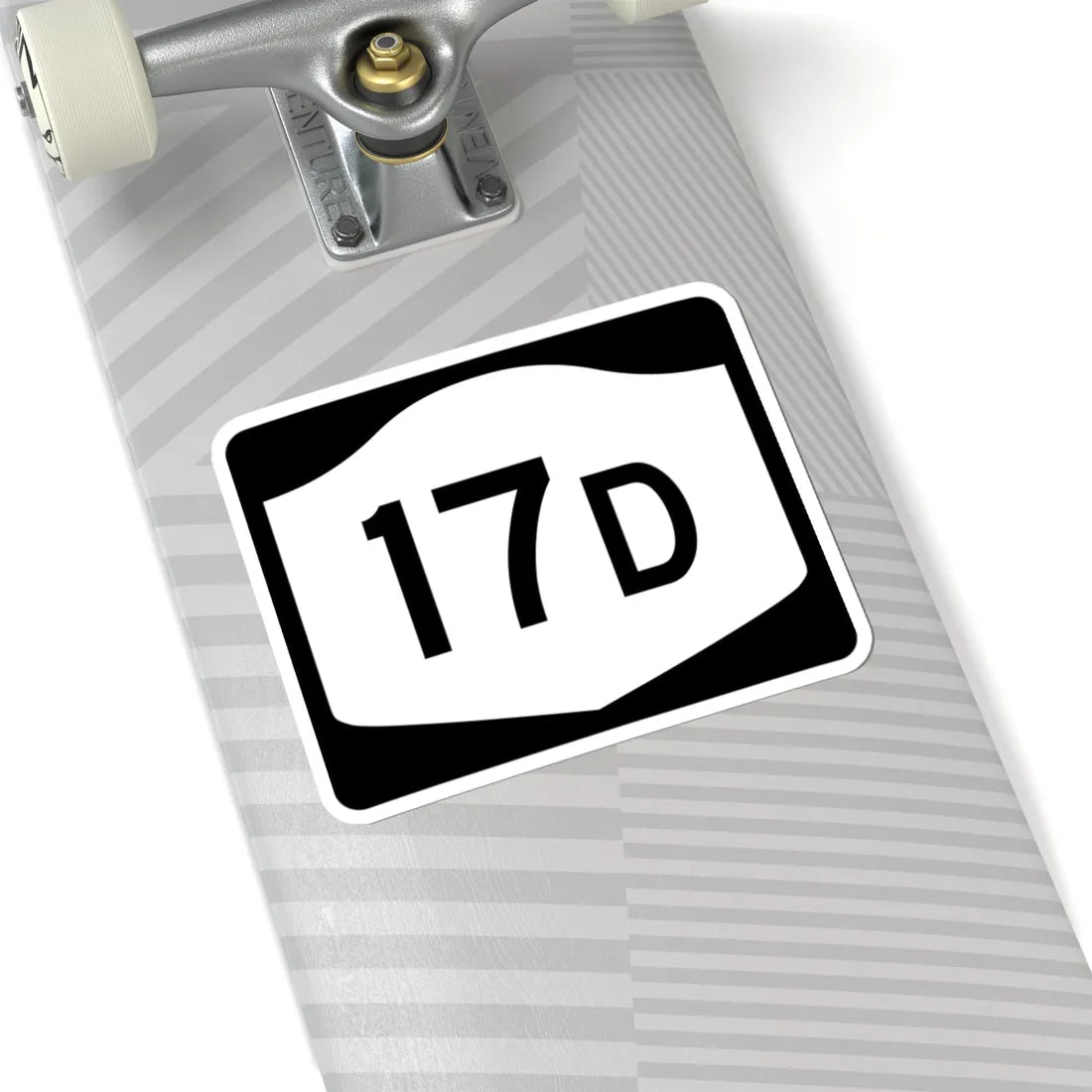NY-17D (New York) (Road Sign) STICKER Vinyl Kiss-Cut Decal - The Sticker Space