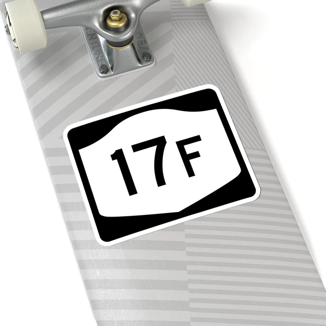 NY-17F (New York) (Road Sign) STICKER Vinyl Kiss-Cut Decal - The Sticker Space