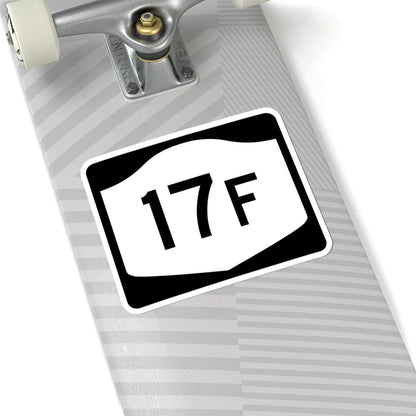 NY-17F (New York) (Road Sign) STICKER Vinyl Kiss-Cut Decal - The Sticker Space