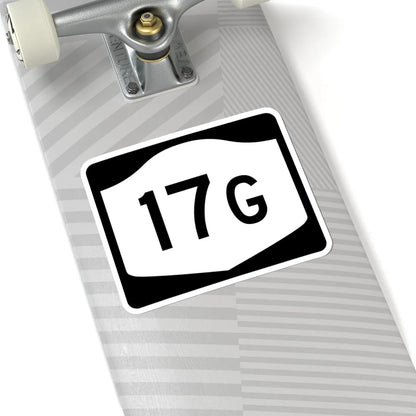 NY-17G (New York) (Road Sign) STICKER Vinyl Kiss-Cut Decal - The Sticker Space