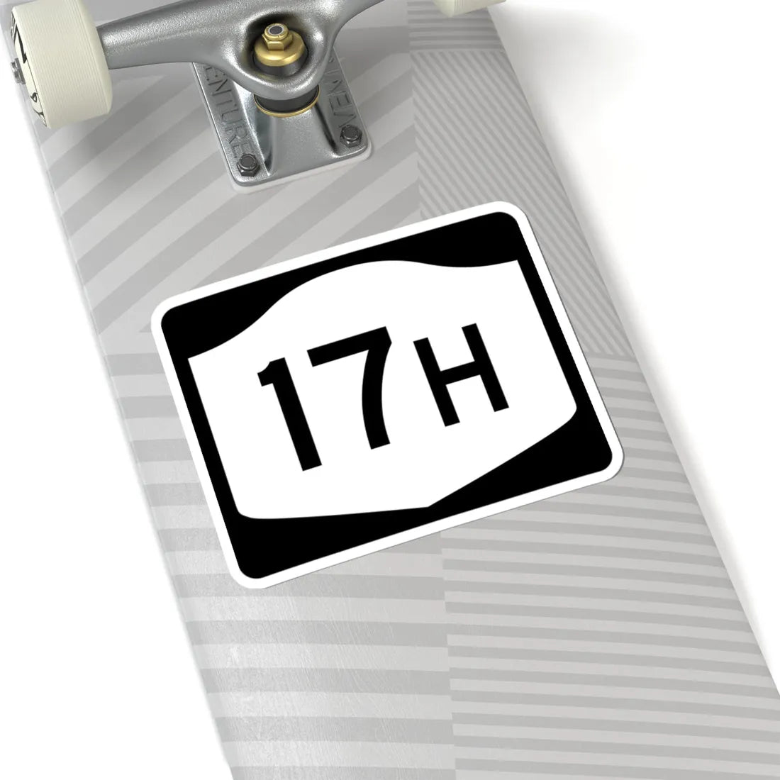 NY-17H (New York) (Road Sign) STICKER Vinyl Kiss-Cut Decal - The Sticker Space