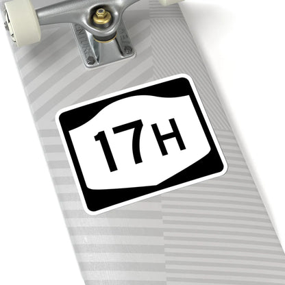 NY-17H (New York) (Road Sign) STICKER Vinyl Kiss-Cut Decal - The Sticker Space