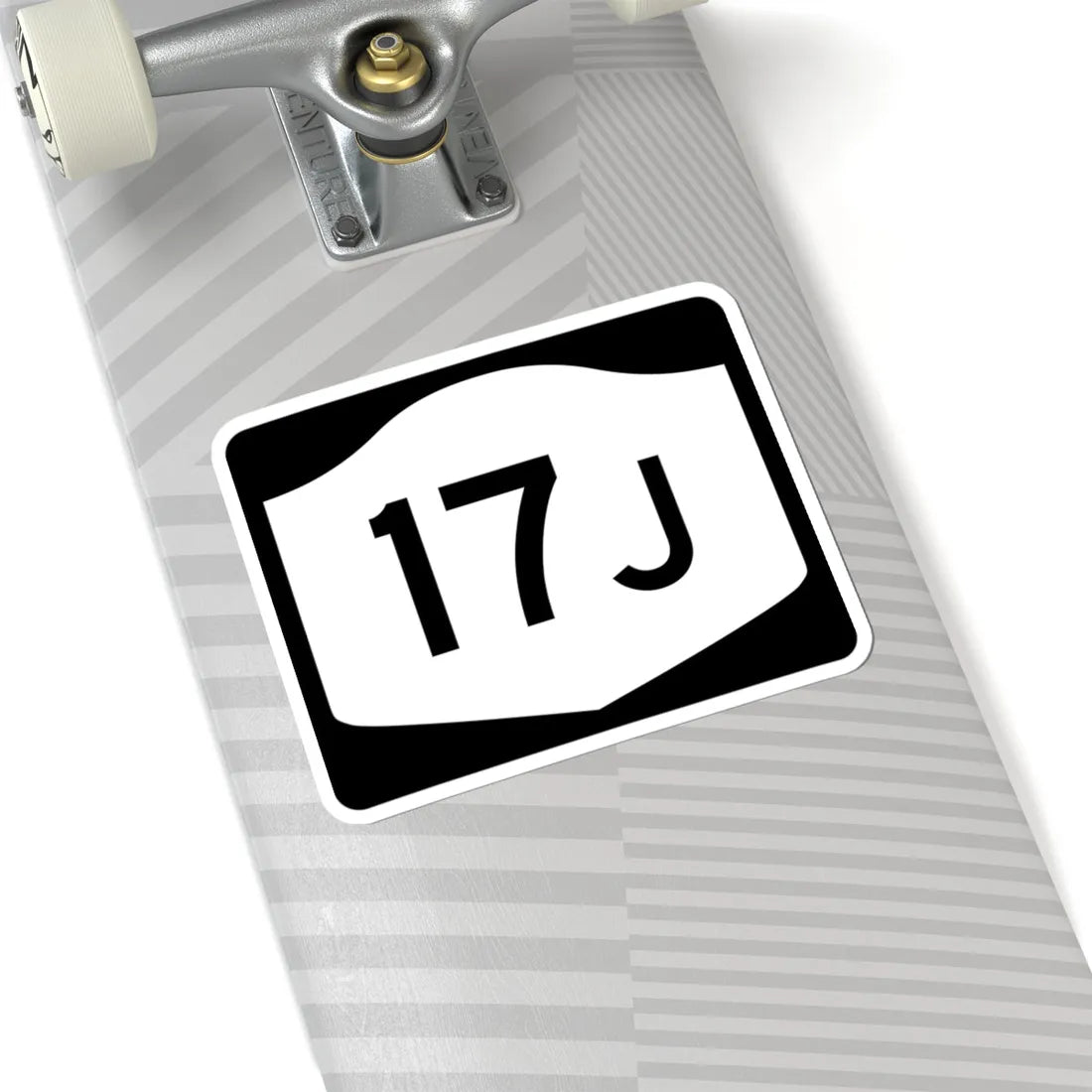 NY-17J (New York) (Road Sign) STICKER Vinyl Kiss-Cut Decal - The Sticker Space