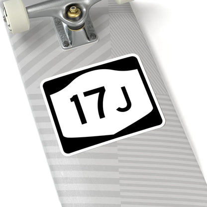 NY-17J (New York) (Road Sign) STICKER Vinyl Kiss-Cut Decal - The Sticker Space