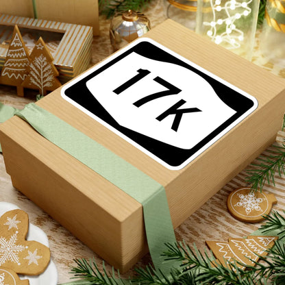 NY-17K (New York) (Road Sign) STICKER Vinyl Kiss-Cut Decal - The Sticker Space