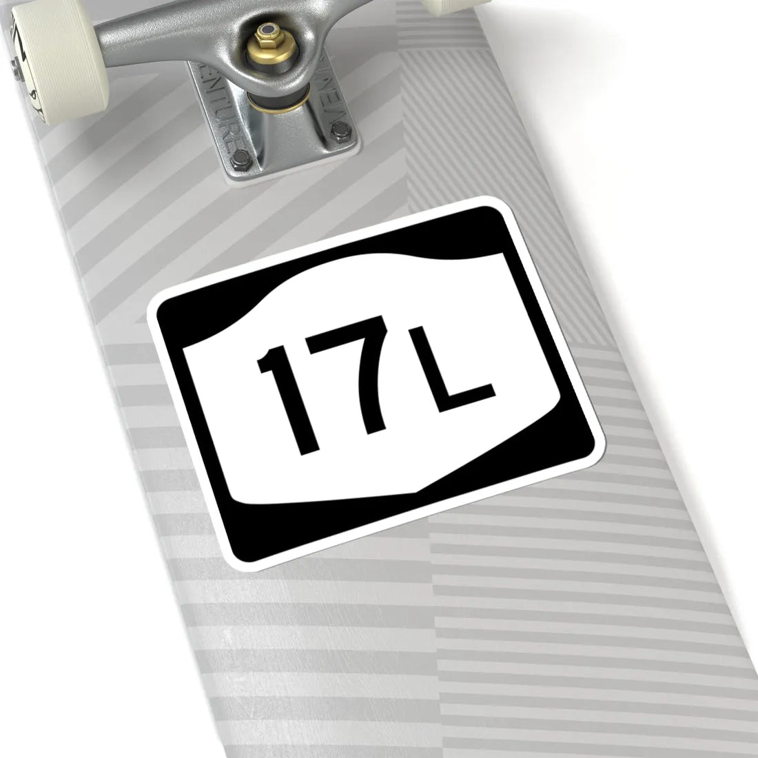 NY-17L (New York) (Road Sign) STICKER Vinyl Kiss-Cut Decal - The Sticker Space