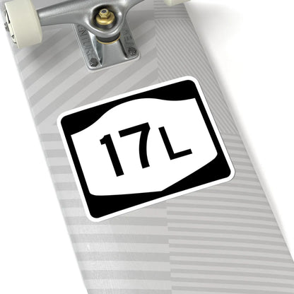 NY-17L (New York) (Road Sign) STICKER Vinyl Kiss-Cut Decal - The Sticker Space