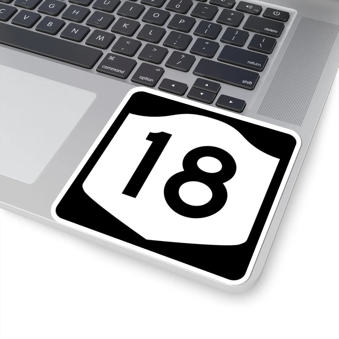 NY-18 (New York) (Road Sign) STICKER Vinyl Kiss-Cut Decal - The Sticker Space