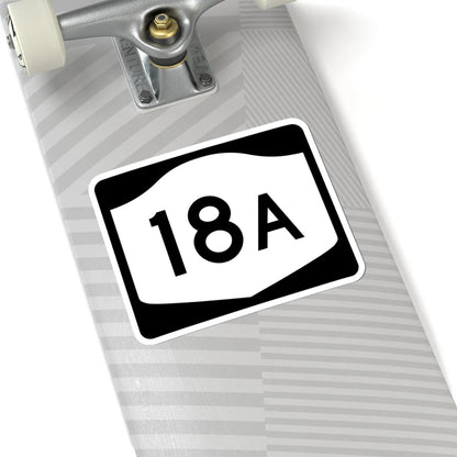 NY-18A (New York) (Road Sign) STICKER Vinyl Kiss-Cut Decal - The Sticker Space