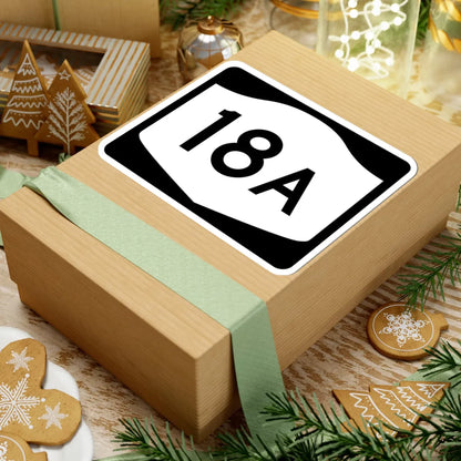 NY-18A (New York) (Road Sign) STICKER Vinyl Kiss-Cut Decal - The Sticker Space