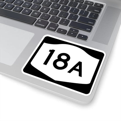 NY-18A (New York) (Road Sign) STICKER Vinyl Kiss-Cut Decal - The Sticker Space