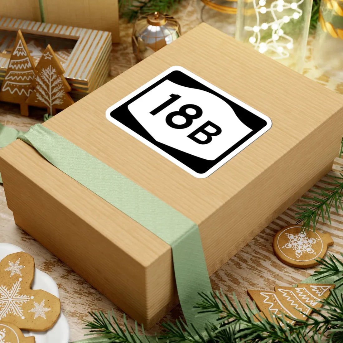 NY-18B (New York) (Road Sign) STICKER Vinyl Kiss-Cut Decal - The Sticker Space