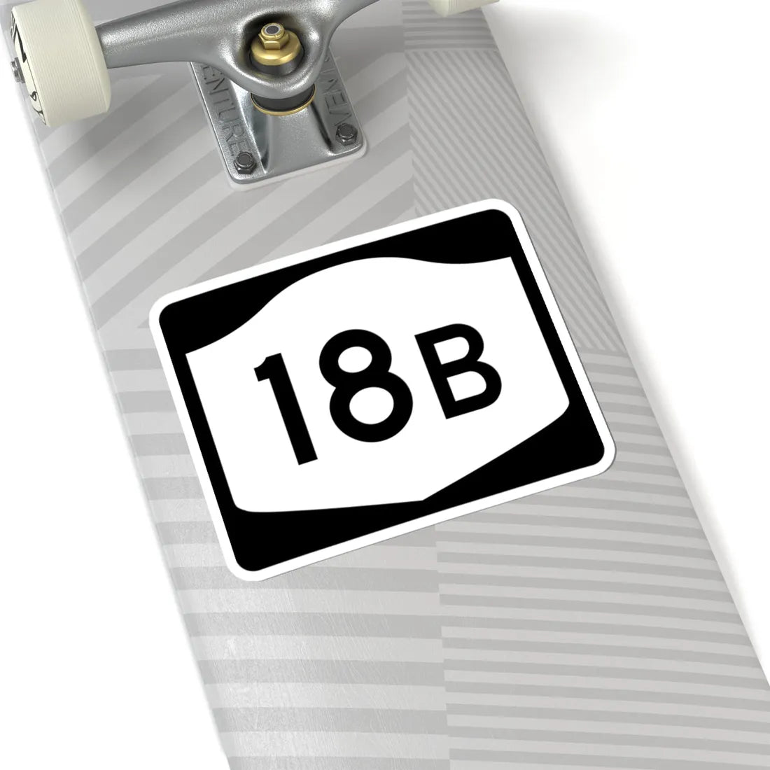 NY-18B (New York) (Road Sign) STICKER Vinyl Kiss-Cut Decal - The Sticker Space