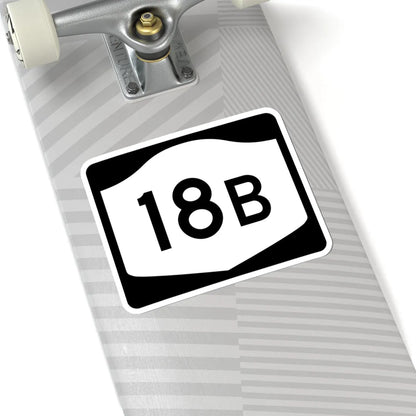 NY-18B (New York) (Road Sign) STICKER Vinyl Kiss-Cut Decal - The Sticker Space