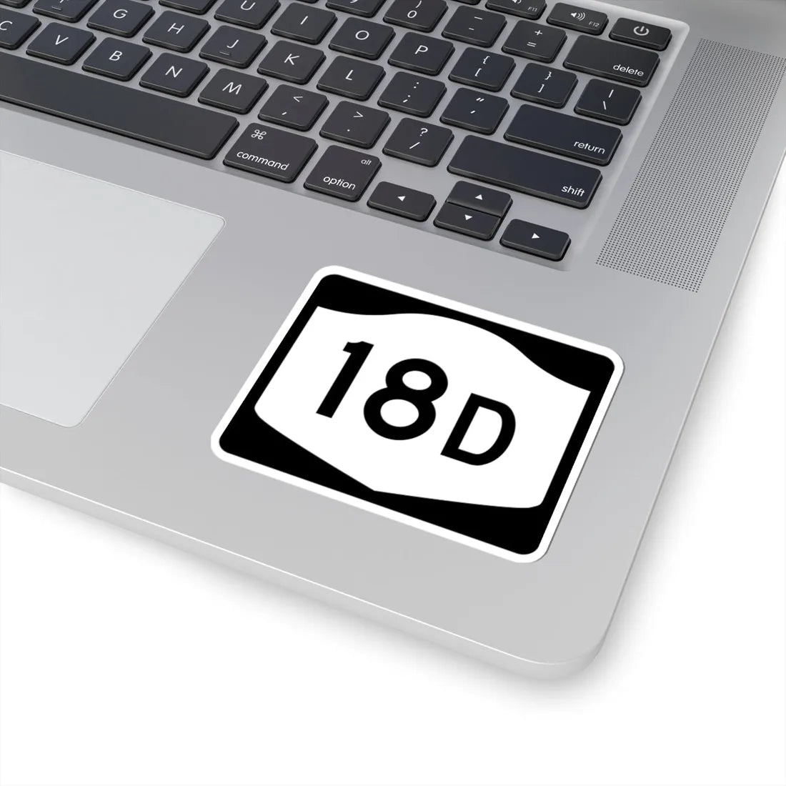 NY-18D (New York) (Road Sign) STICKER Vinyl Kiss-Cut Decal - The Sticker Space