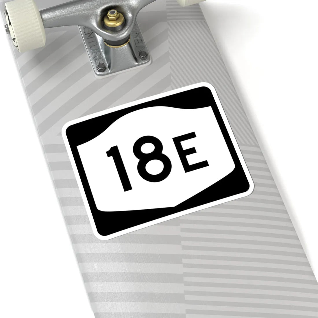 NY-18E (New York) (Road Sign) STICKER Vinyl Kiss-Cut Decal - The Sticker Space