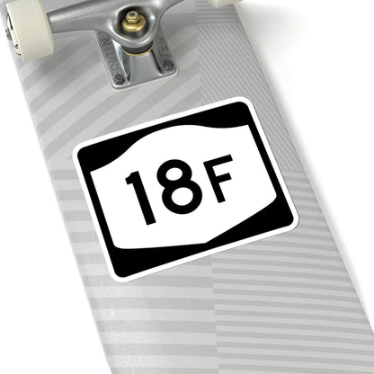 NY-18F (New York) (Road Sign) STICKER Vinyl Kiss-Cut Decal - The Sticker Space