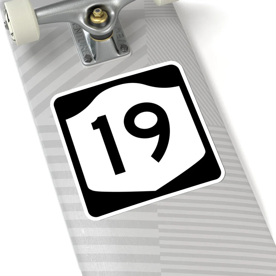 NY-19 (New York) (Road Sign) STICKER Vinyl Kiss-Cut Decal - The Sticker Space