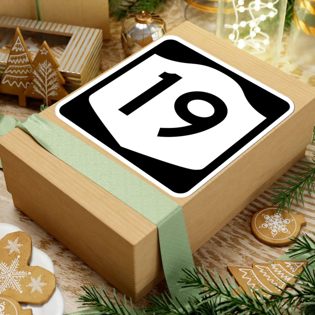 NY-19 (New York) (Road Sign) STICKER Vinyl Kiss-Cut Decal - The Sticker Space