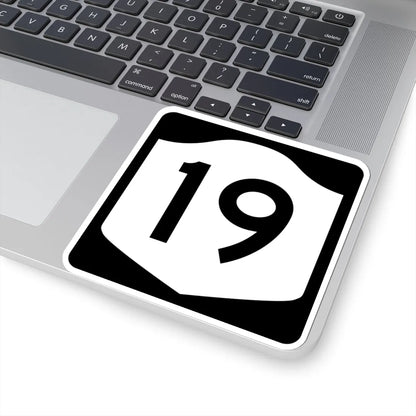 NY-19 (New York) (Road Sign) STICKER Vinyl Kiss-Cut Decal - The Sticker Space