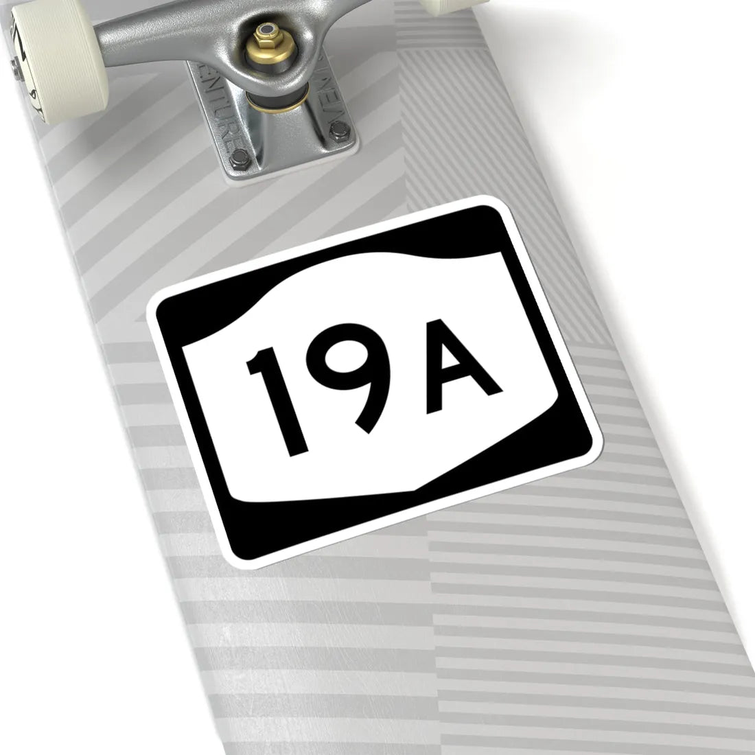 NY-19A (New York) (Road Sign) STICKER Vinyl Kiss-Cut Decal - The Sticker Space