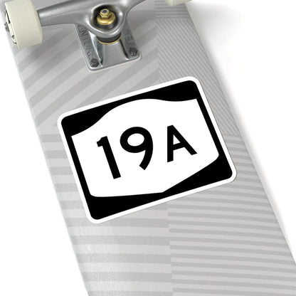 NY-19A (New York) (Road Sign) STICKER Vinyl Kiss-Cut Decal - The Sticker Space