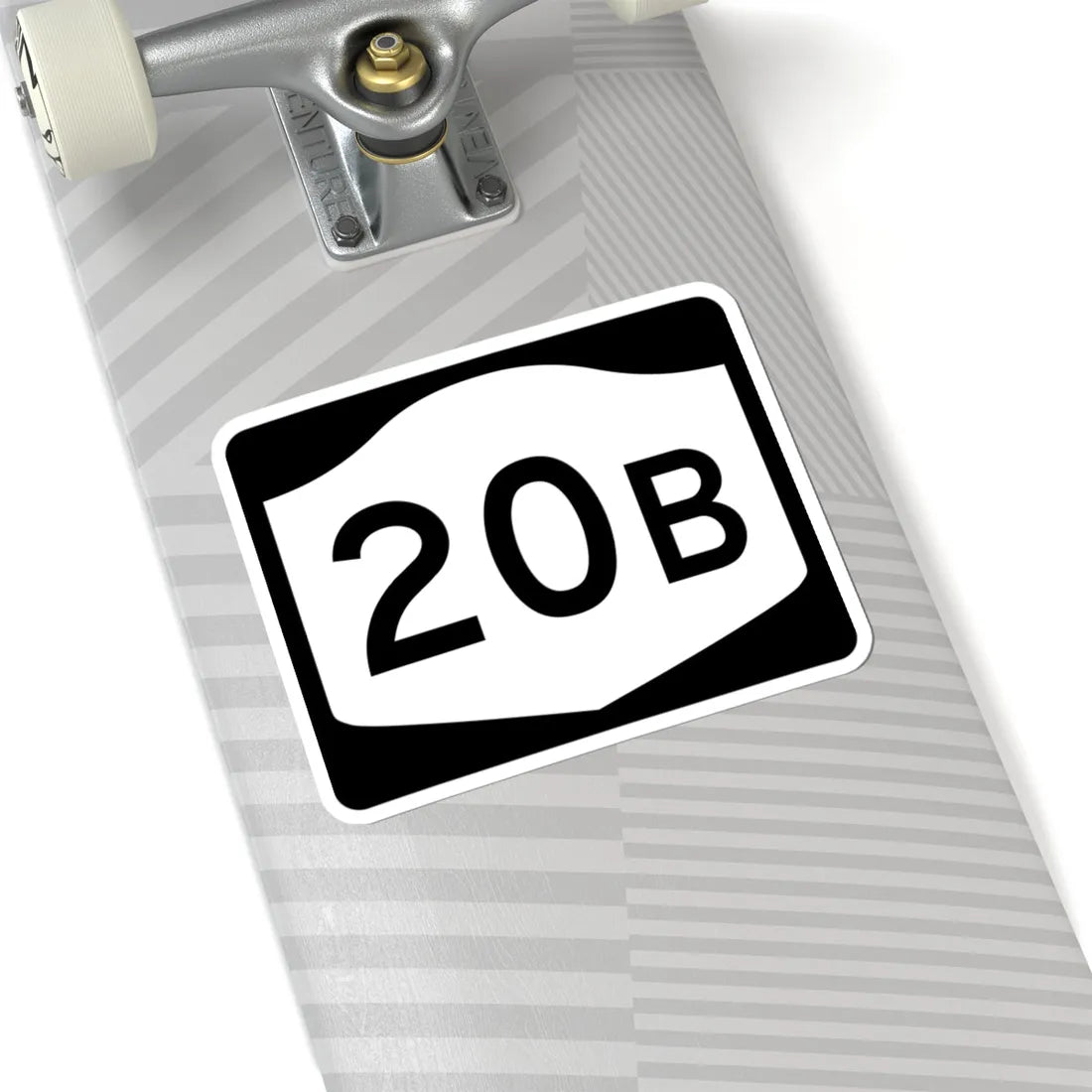 NY-20B (New York) (Road Sign) STICKER Vinyl Kiss-Cut Decal - The Sticker Space