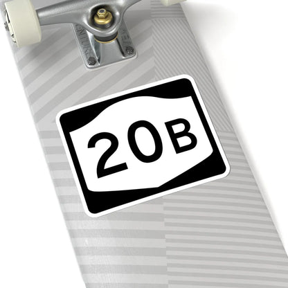 NY-20B (New York) (Road Sign) STICKER Vinyl Kiss-Cut Decal - The Sticker Space
