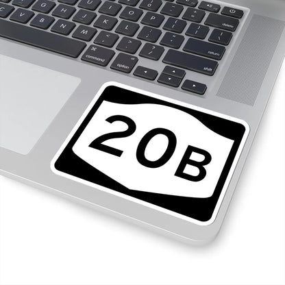 NY-20B (New York) (Road Sign) STICKER Vinyl Kiss-Cut Decal - The Sticker Space