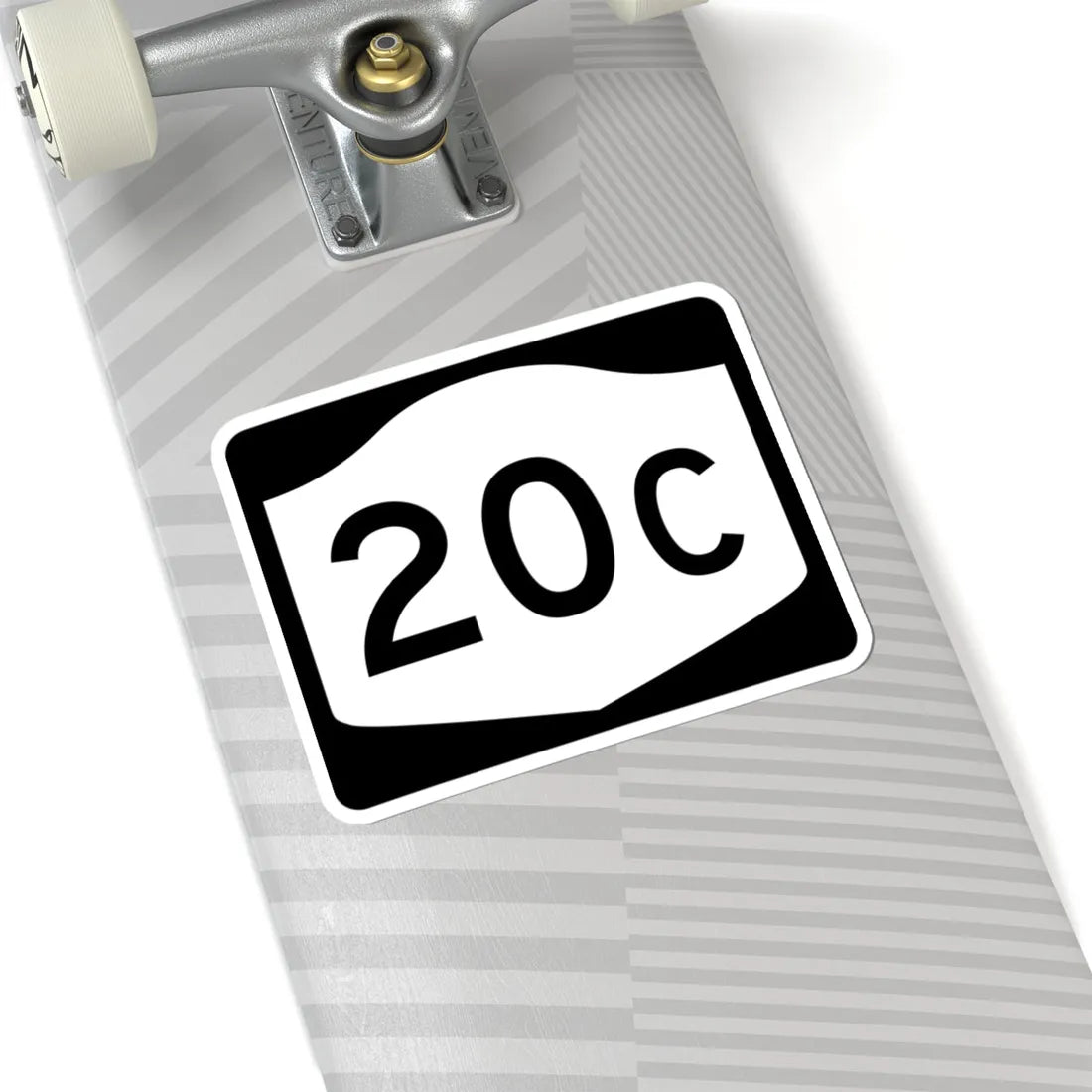 NY-20C (New York) (Road Sign) STICKER Vinyl Kiss-Cut Decal - The Sticker Space