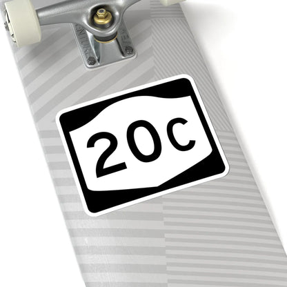 NY-20C (New York) (Road Sign) STICKER Vinyl Kiss-Cut Decal - The Sticker Space