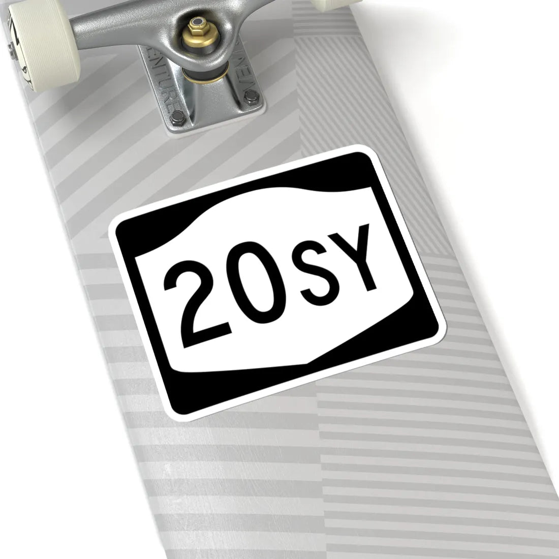 NY-20SY (New York) (Road Sign) STICKER Vinyl Kiss-Cut Decal - The Sticker Space