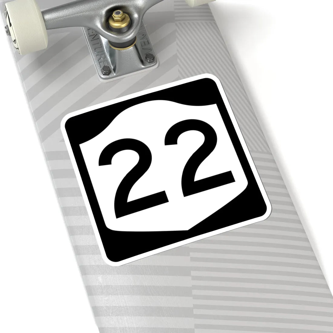 NY-22 (New York) (Road Sign) STICKER Vinyl Kiss-Cut Decal - The Sticker Space