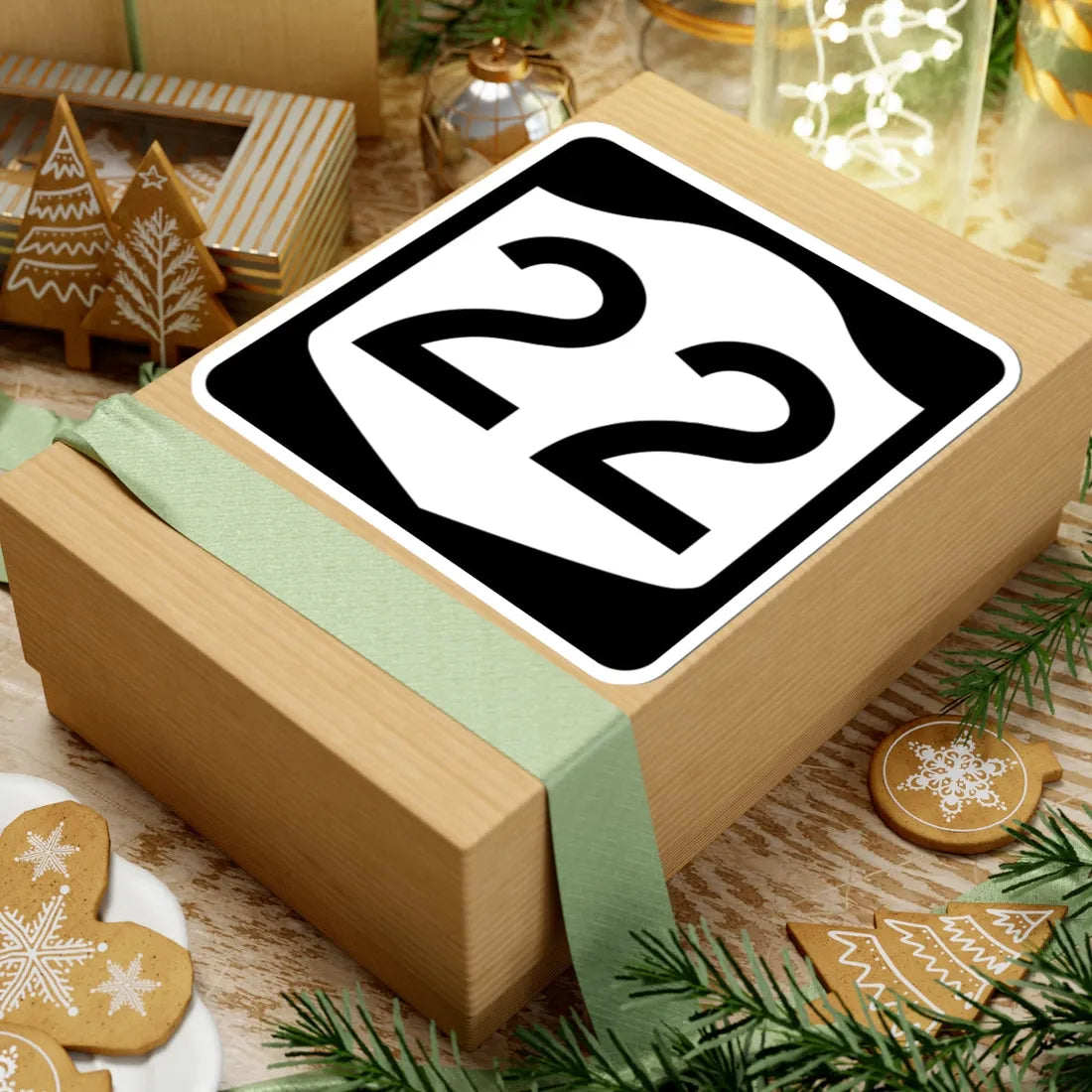 NY-22 (New York) (Road Sign) STICKER Vinyl Kiss-Cut Decal - The Sticker Space