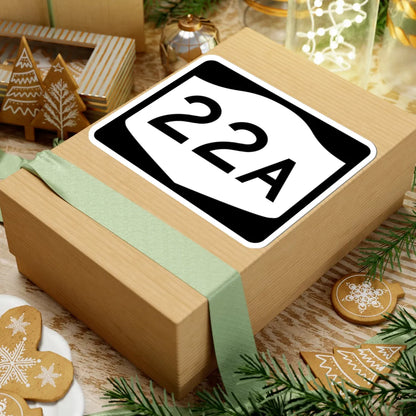 NY-22A (New York) (Road Sign) STICKER Vinyl Kiss-Cut Decal - The Sticker Space