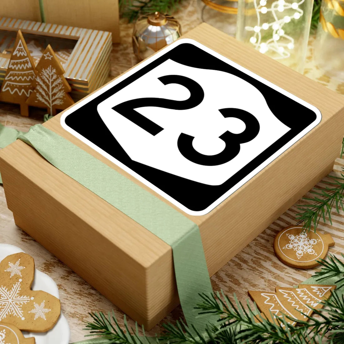 NY-23 (New York) (Road Sign) STICKER Vinyl Kiss-Cut Decal - The Sticker Space