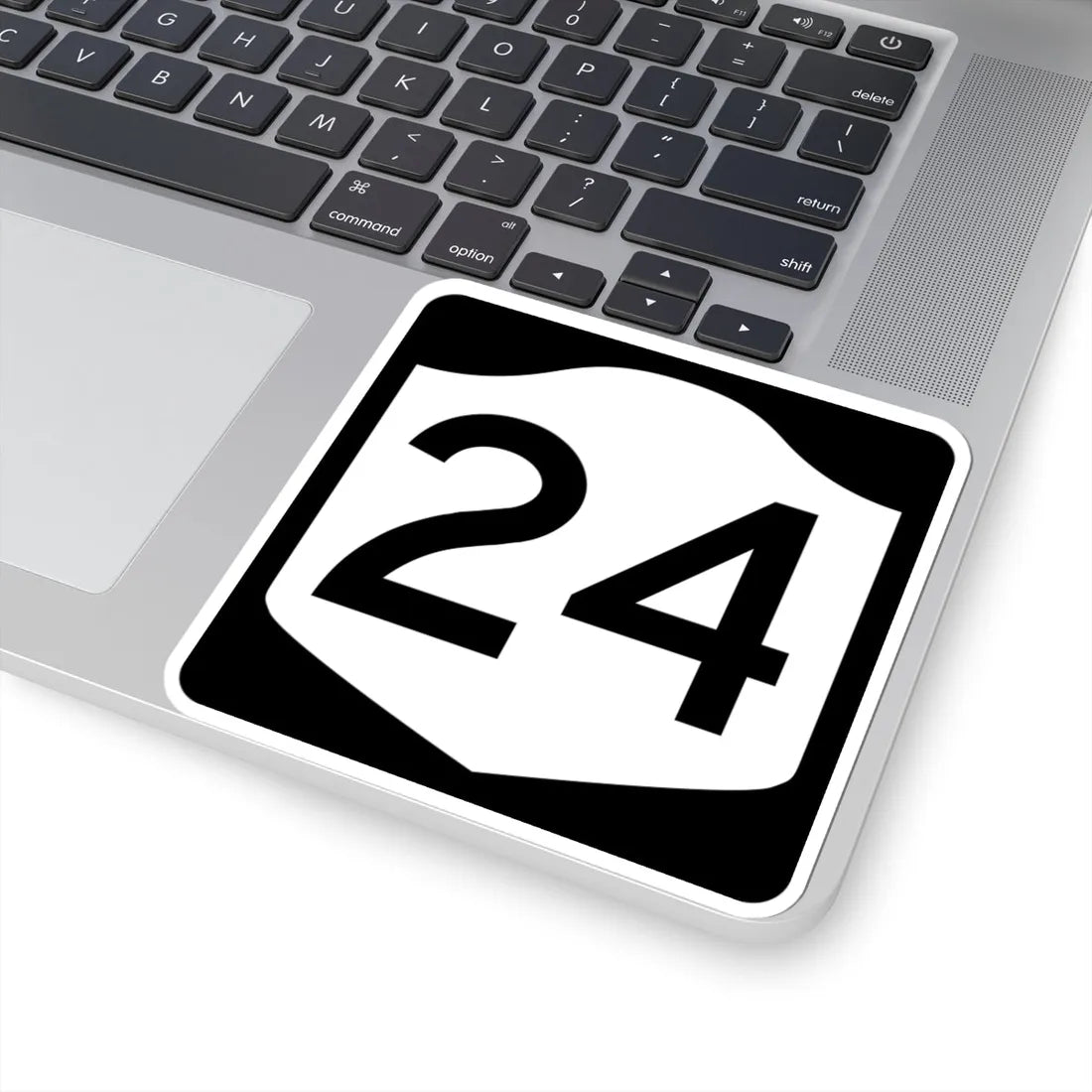 NY-24 (New York) (Road Sign) STICKER Vinyl Kiss-Cut Decal - The Sticker Space