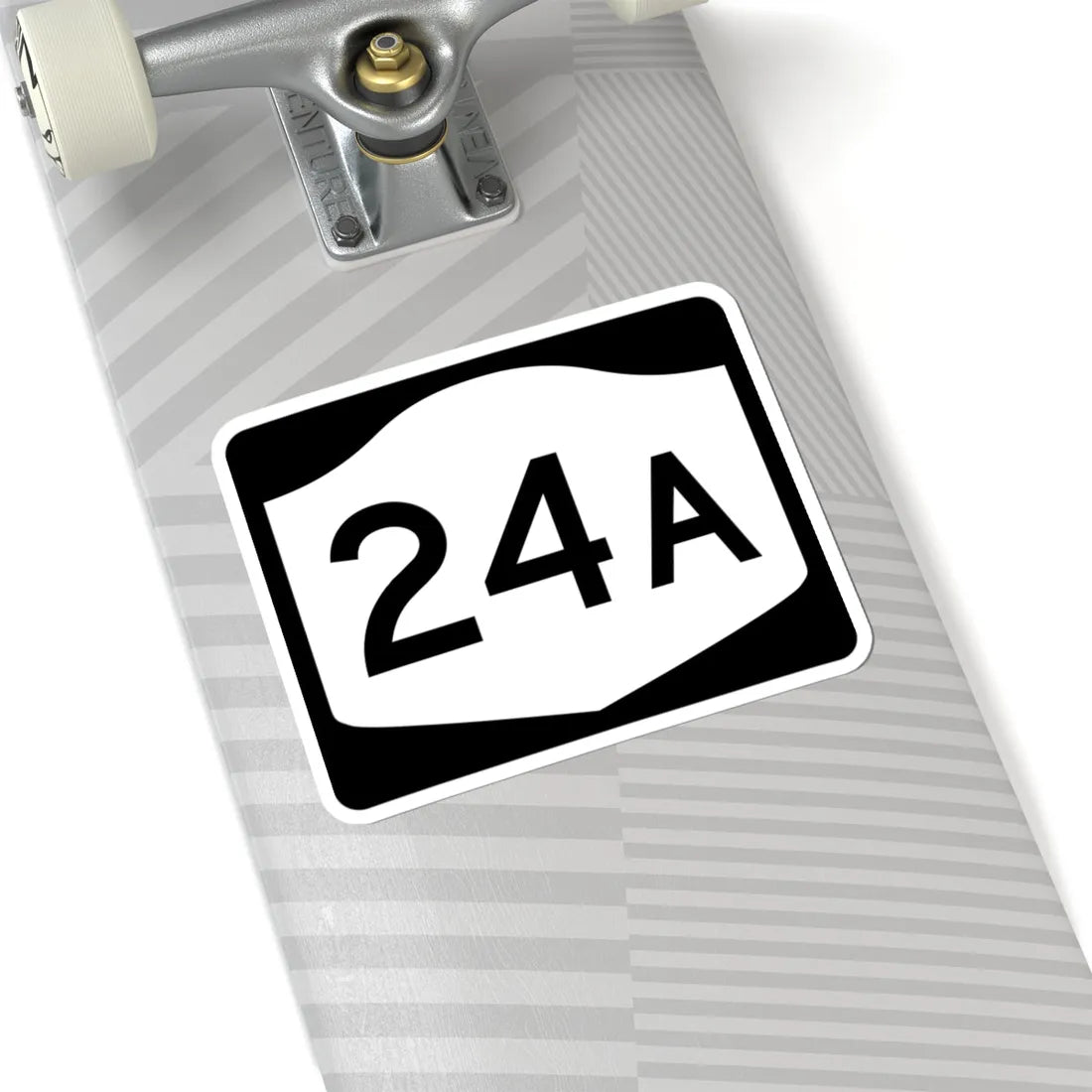 NY-24A (New York) (Road Sign) STICKER Vinyl Kiss-Cut Decal - The Sticker Space