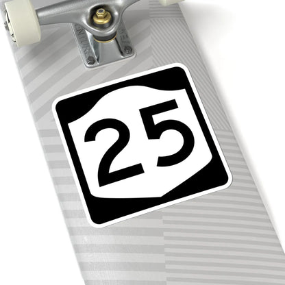 NY-25 (New York) (Road Sign) STICKER Vinyl Kiss-Cut Decal - The Sticker Space