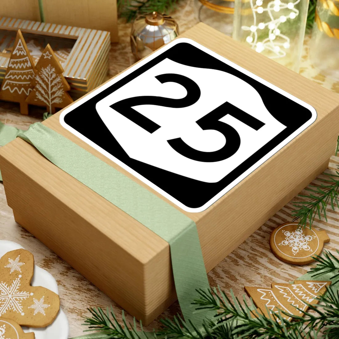 NY-25 (New York) (Road Sign) STICKER Vinyl Kiss-Cut Decal - The Sticker Space