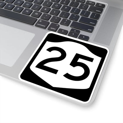 NY-25 (New York) (Road Sign) STICKER Vinyl Kiss-Cut Decal - The Sticker Space