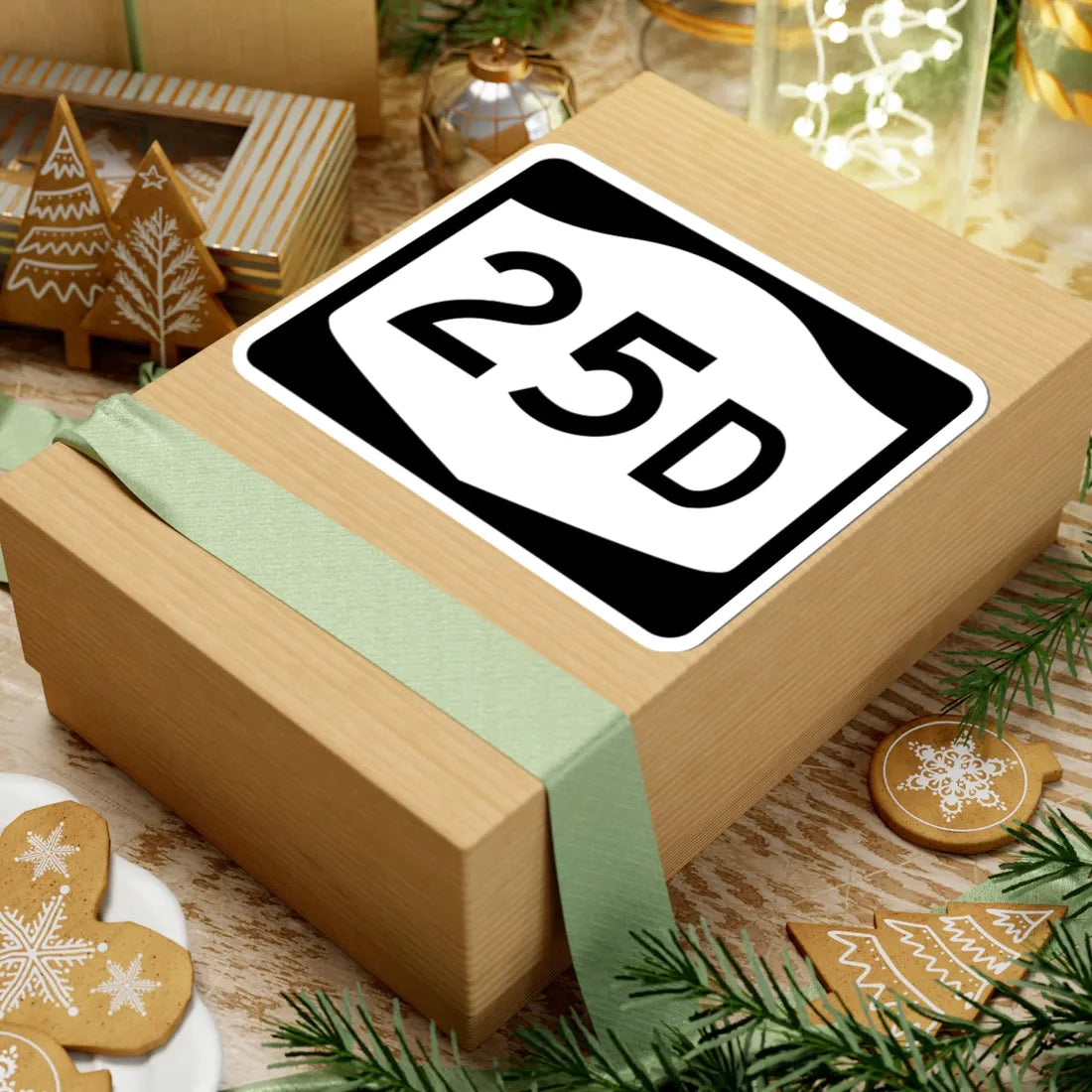 NY-25D (New York) (Road Sign) STICKER Vinyl Kiss-Cut Decal - The Sticker Space