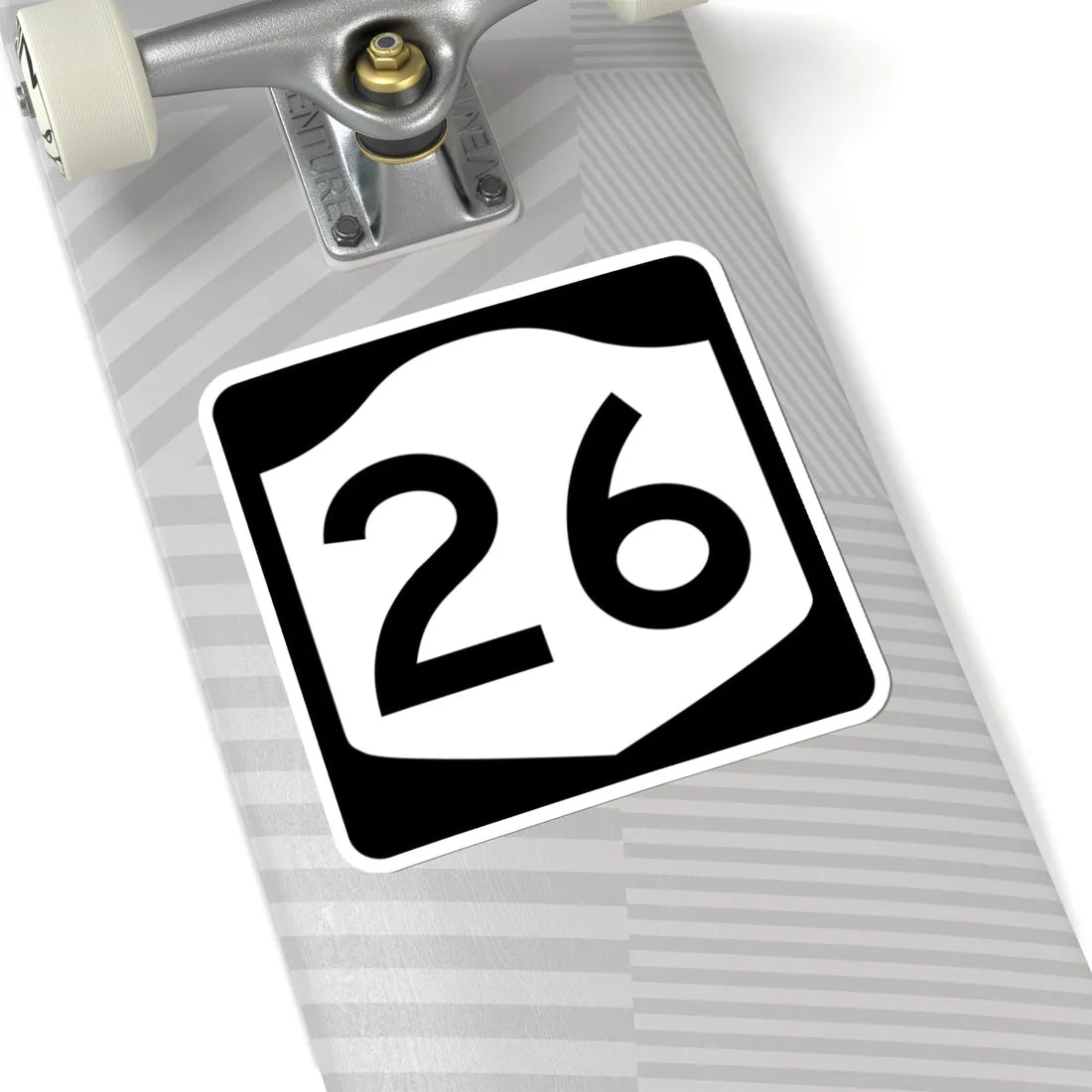 NY-26 (New York) (Road Sign) STICKER Vinyl Kiss-Cut Decal - The Sticker Space