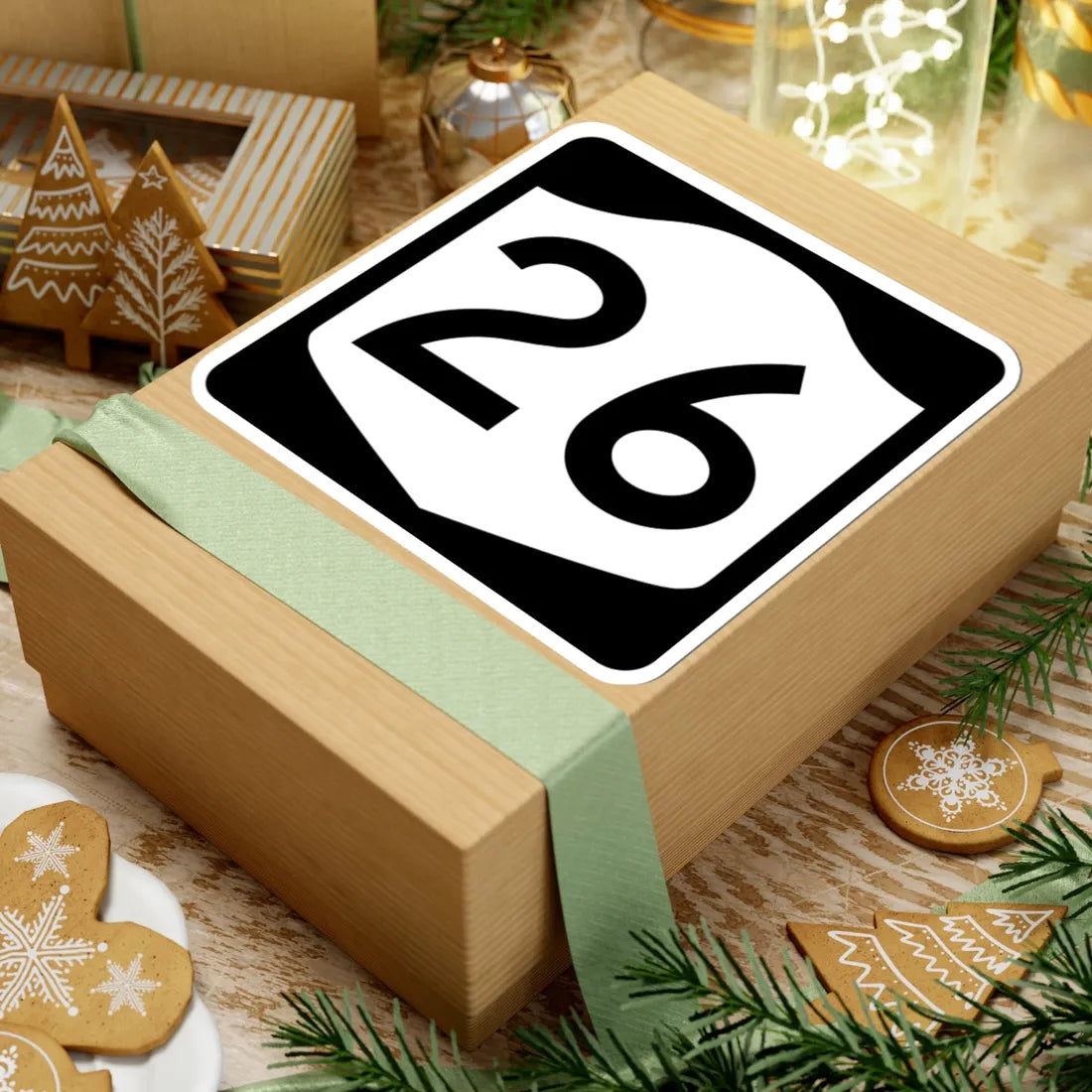 NY-26 (New York) (Road Sign) STICKER Vinyl Kiss-Cut Decal - The Sticker Space