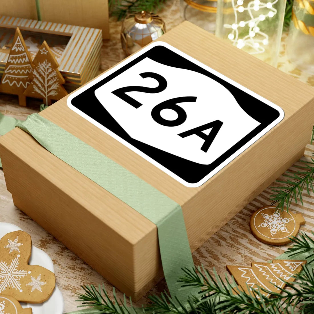 NY-26A (New York) (Road Sign) STICKER Vinyl Kiss-Cut Decal - The Sticker Space