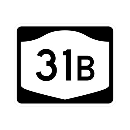 NY-31B (New York) (Road Sign) STICKER Vinyl Kiss-Cut Decal 2 Inch White - The Sticker Space
