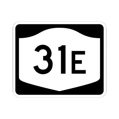 NY-31E (New York) (Road Sign) STICKER Vinyl Kiss-Cut Decal 6 Inch White - The Sticker Space